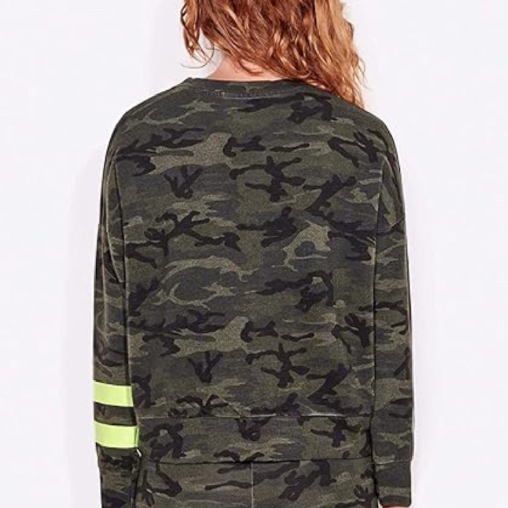 Sundry Size 0 Camo Sweater - Gently Used, Made in USA - Picture 2 of 4